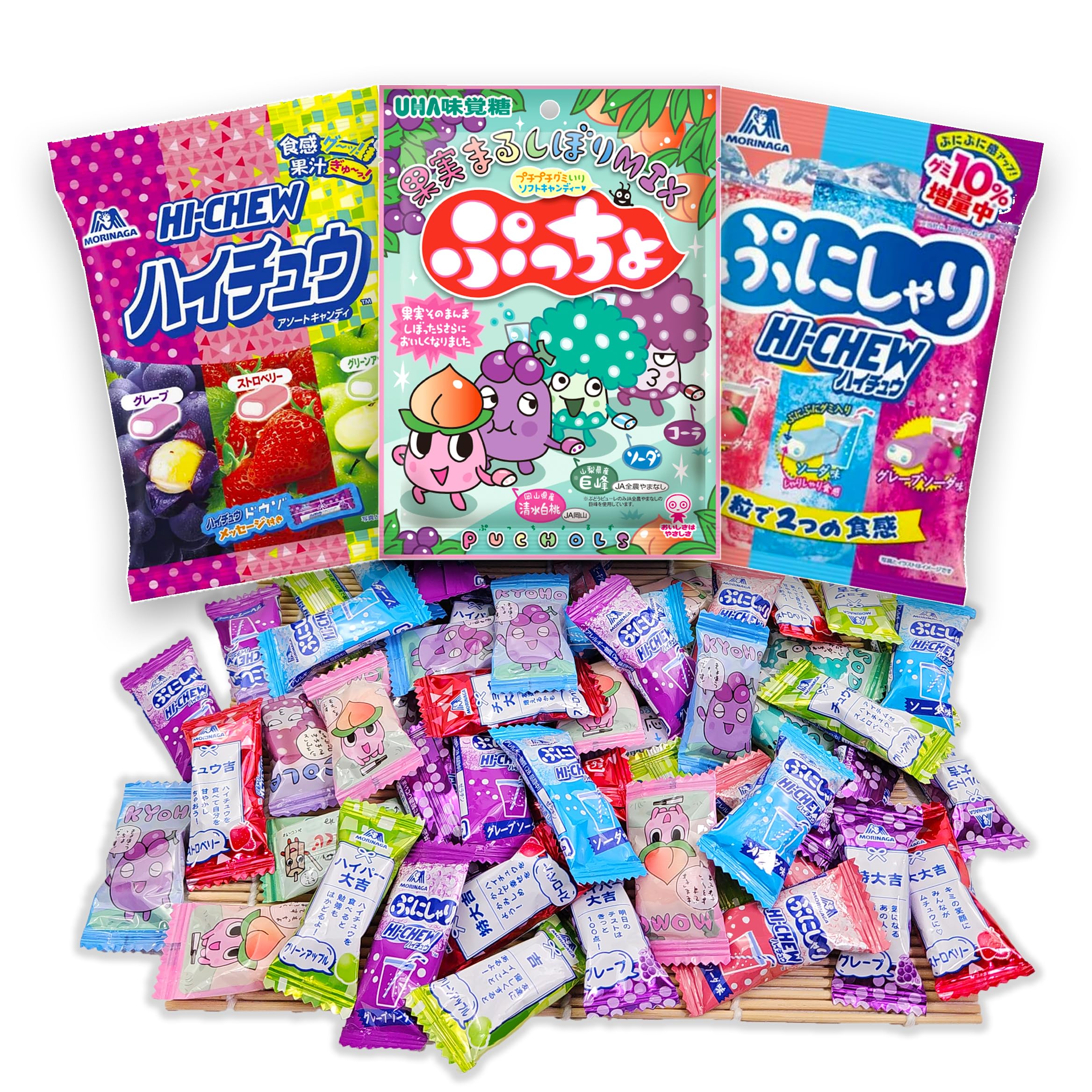 Amazon.com : Hi Chew Assortments Haichu Japanese Soft Candy Taffy